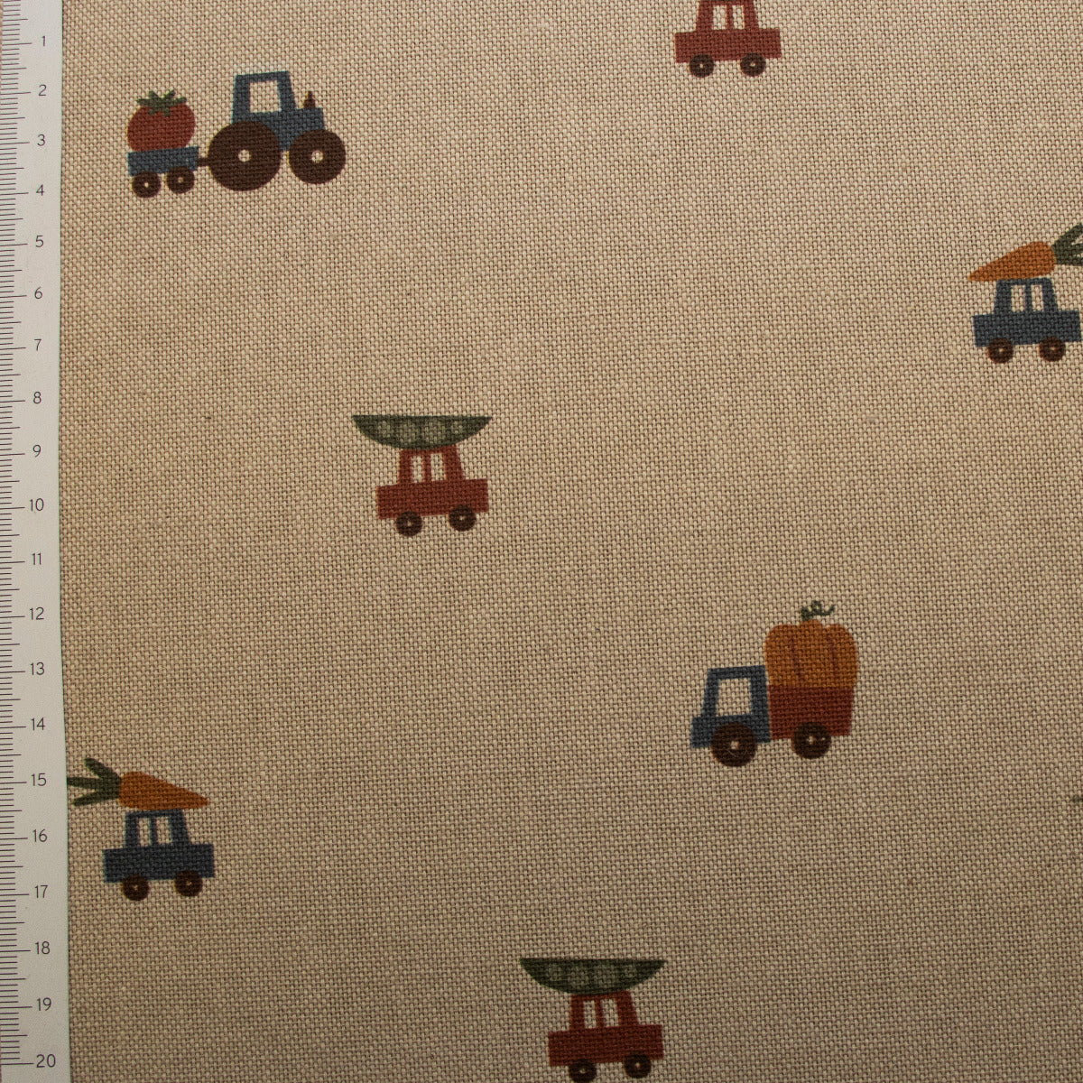 Canvas in Leinenoptik - Autos und Traktoren - nude