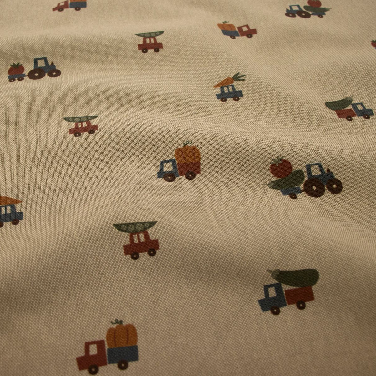 Canvas in Leinenoptik - Autos und Traktoren - nude