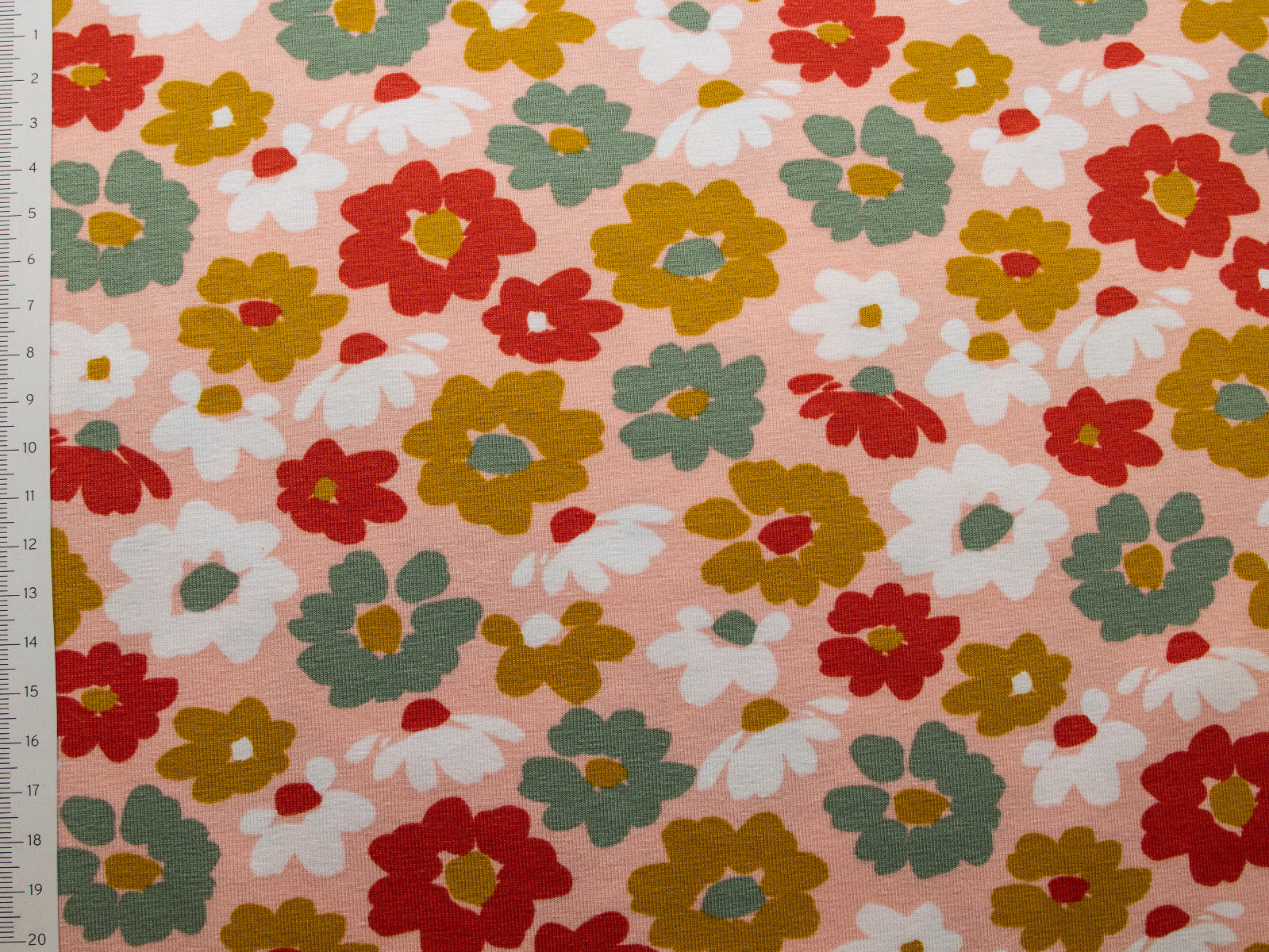Jersey - Blumenmuster