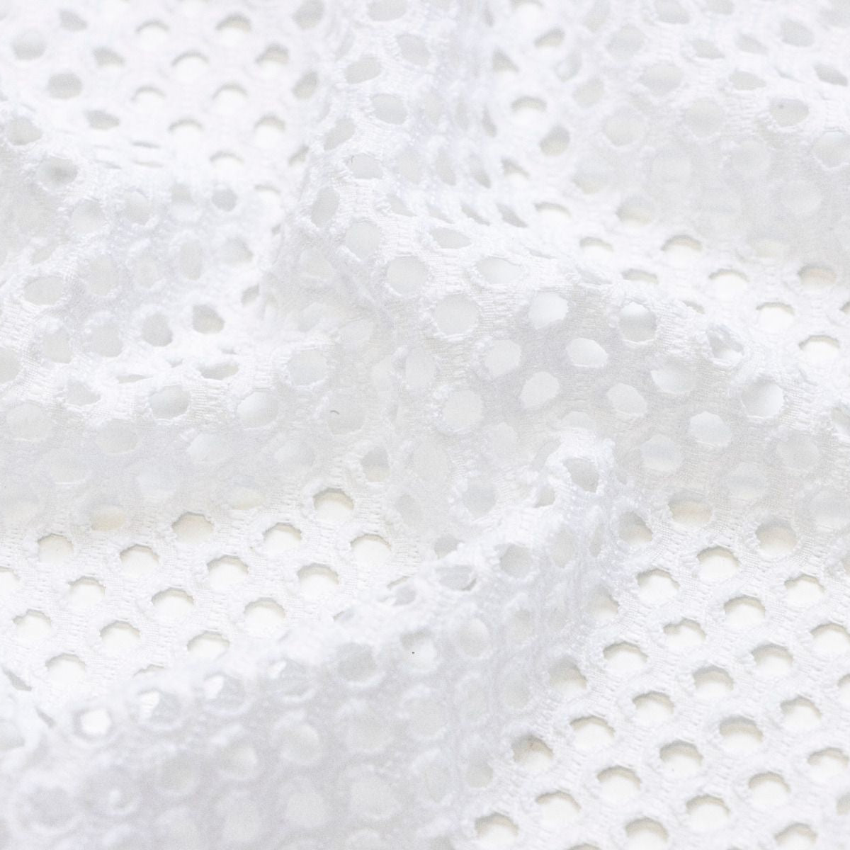 Mesh - Futterstoff - weiß