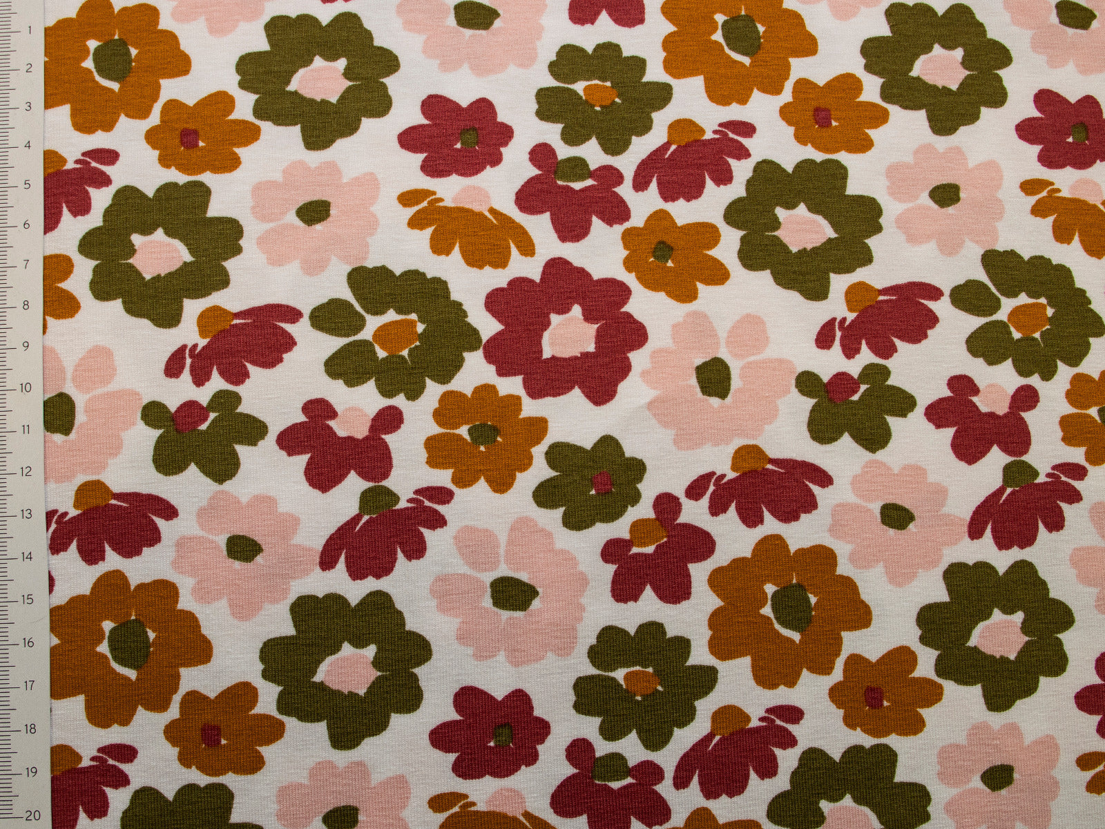 Jersey - Blumenmuster