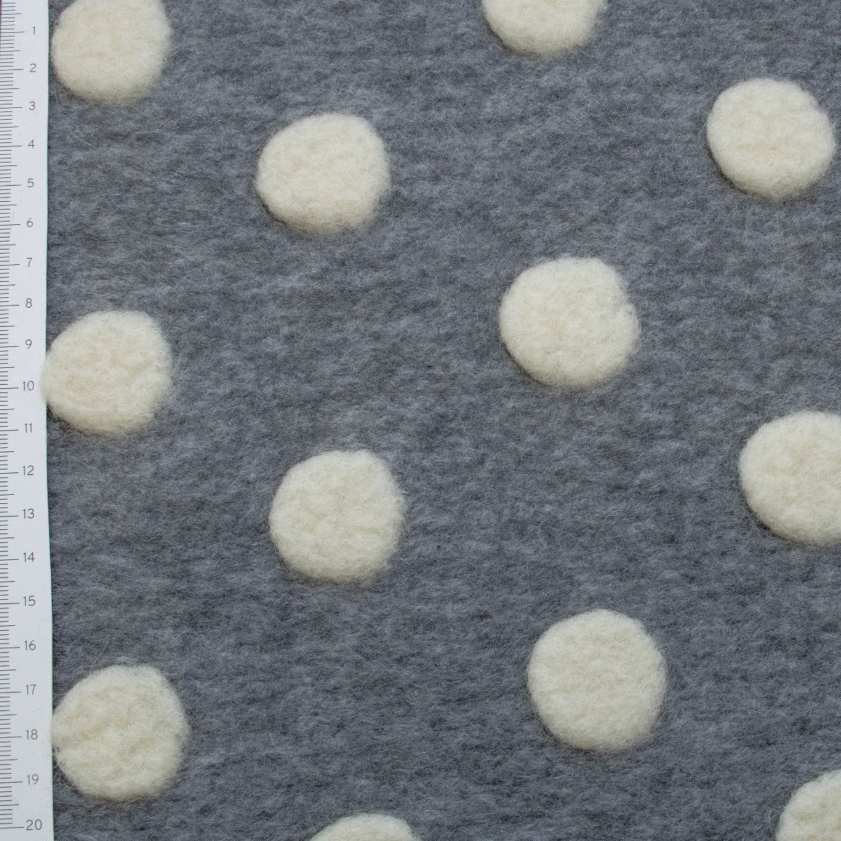 Walk Woll - Mix mit XL-Noppen - hellgrau - creme