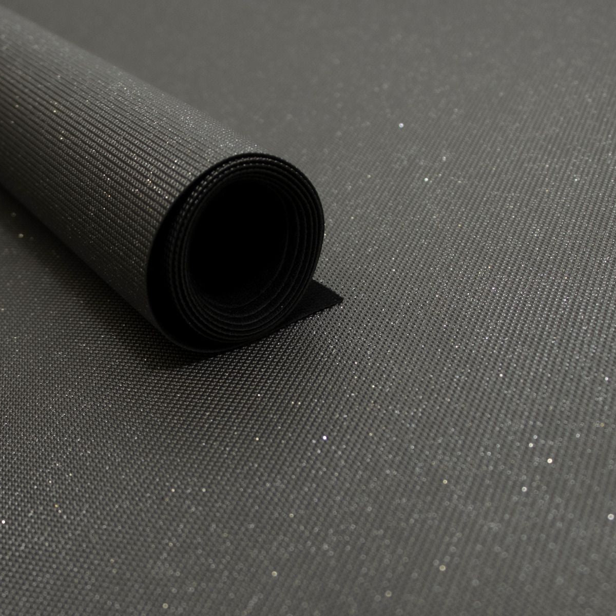 Struktur Kunstleder mit Glitzereffekt Coupon ca. 50 cm x 65 cm - uni