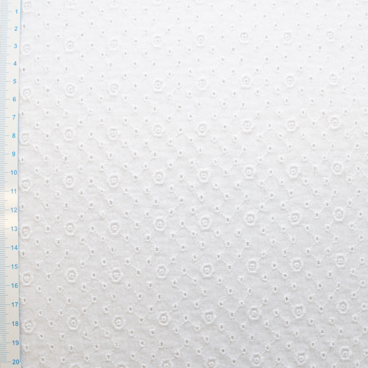 Musselin Baumwolle Double Gauze Broderie - Lochstickerei - kleine Ranken