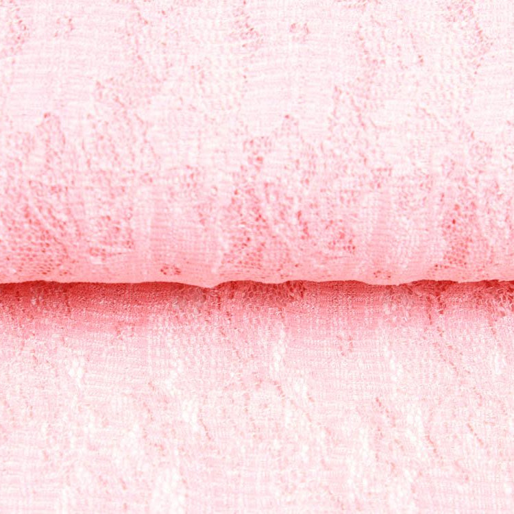 Elastische Spitze Stoff leicht glänzend - Blumenranken - uni