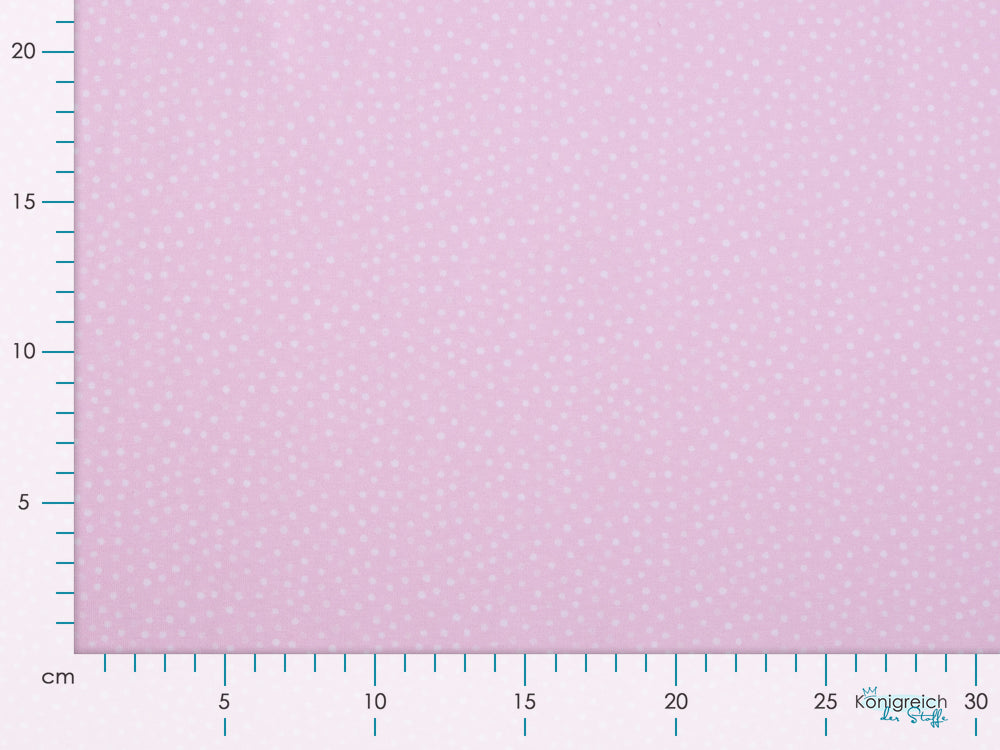 Jersey Swafing - Little Spring - unregelmäßige Punkte - rosa