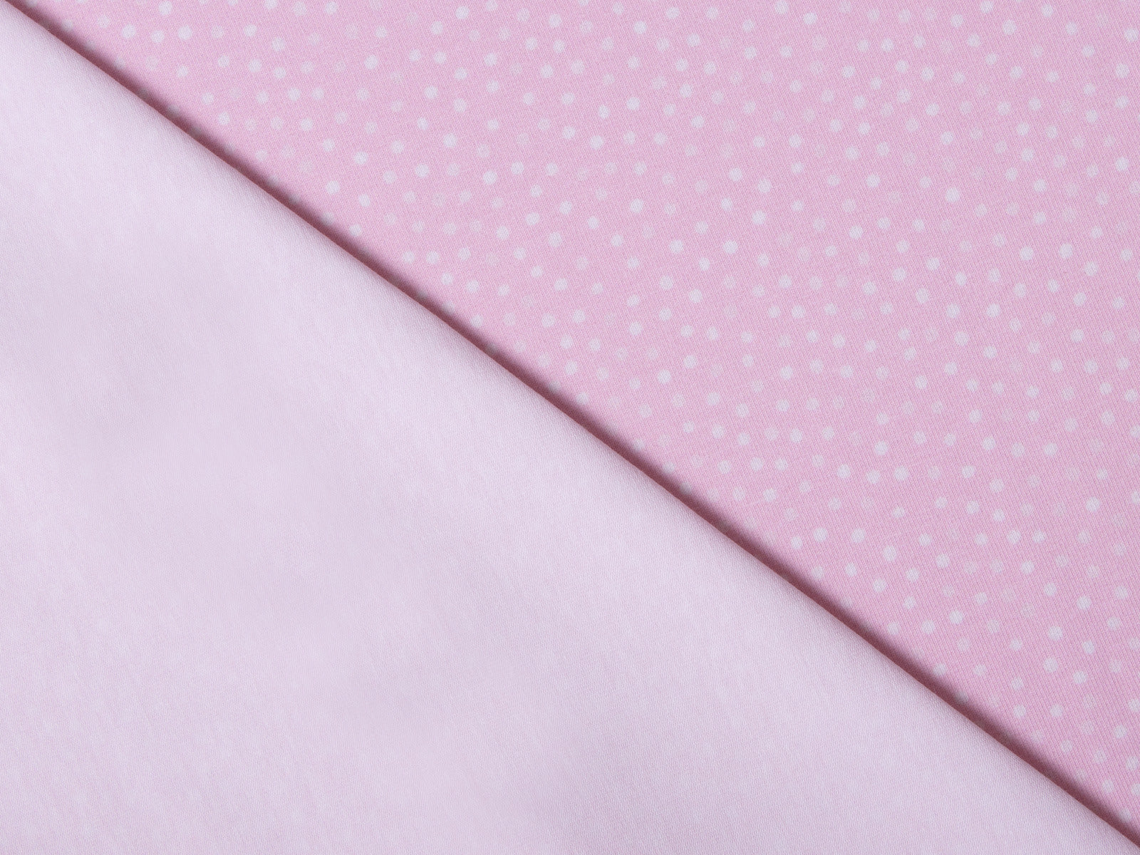 Jersey Swafing - Little Spring - unregelmäßige Punkte - rosa