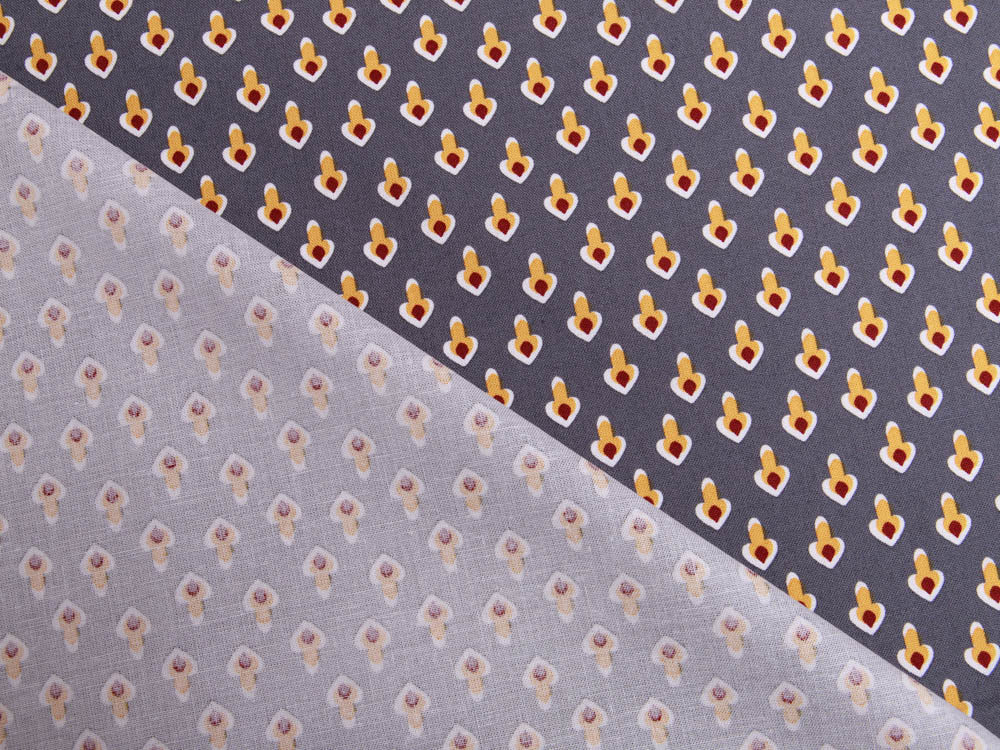 Webware Baumwolle by Klaranähta - Tropfen - grau