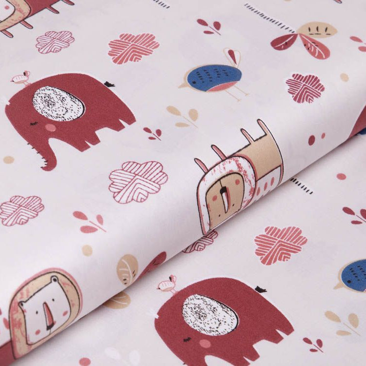 Webware Baumwolle Popeline - Safari-Tiere