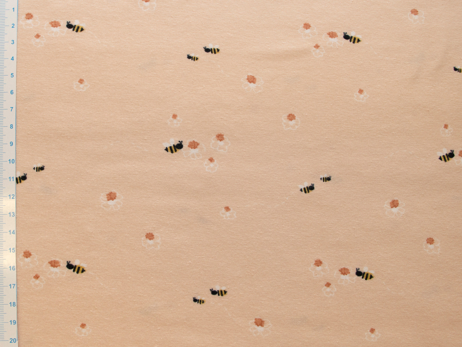 Jersey Baumwolle - Blumen und Bienchen