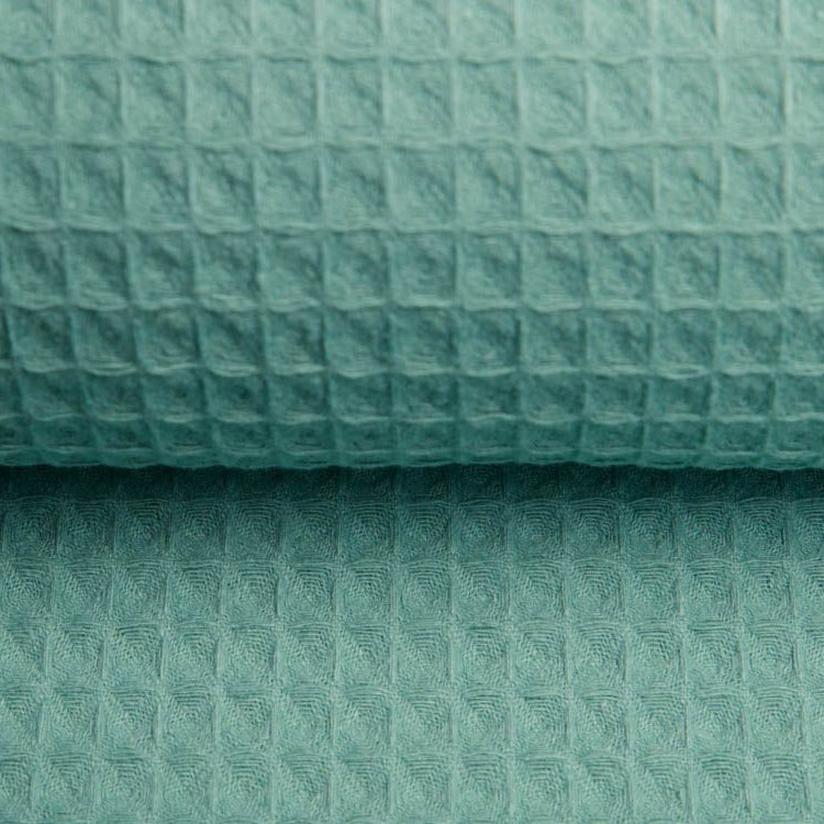 Waffelpiqué Baumwolle - Waffeloptik - uni