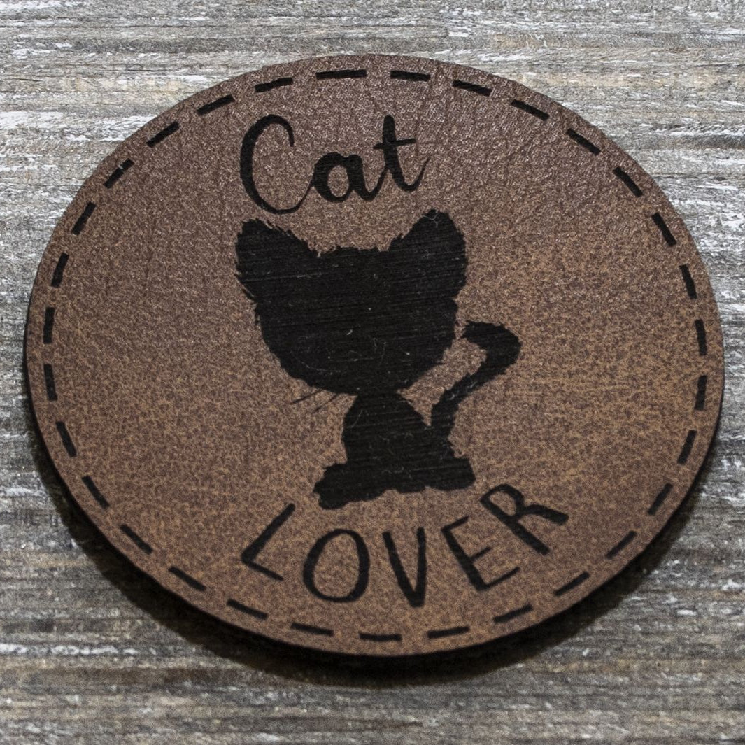 Label Kunstleder KDS - CAT LOVER
