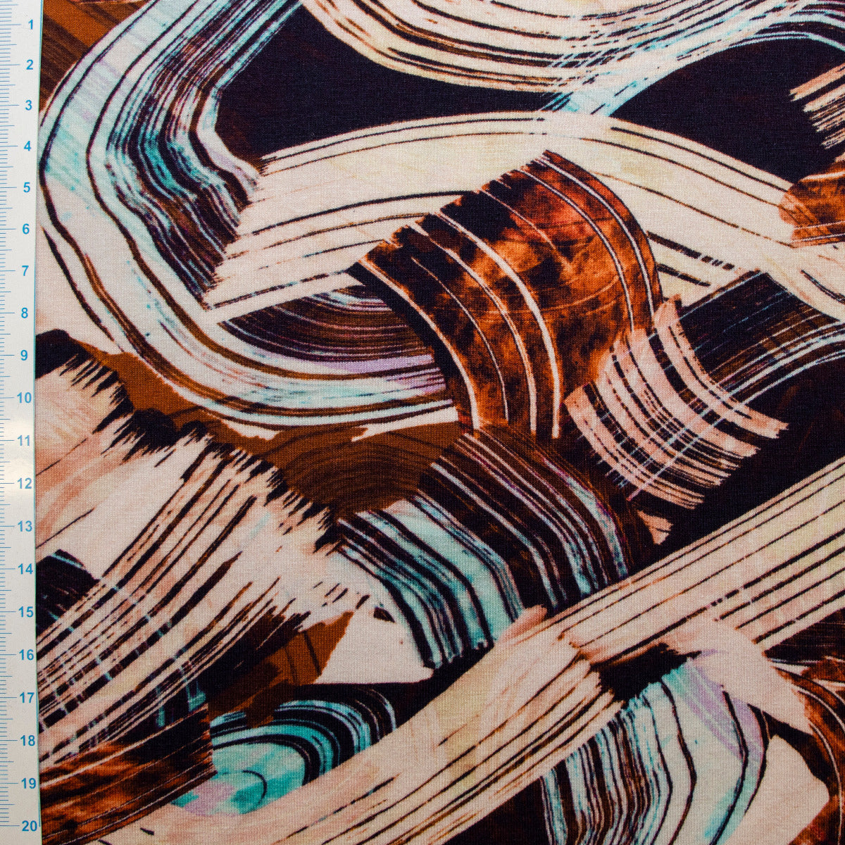 Modal Jersey Swafing Dalia - Abstraktes Muster - bunt