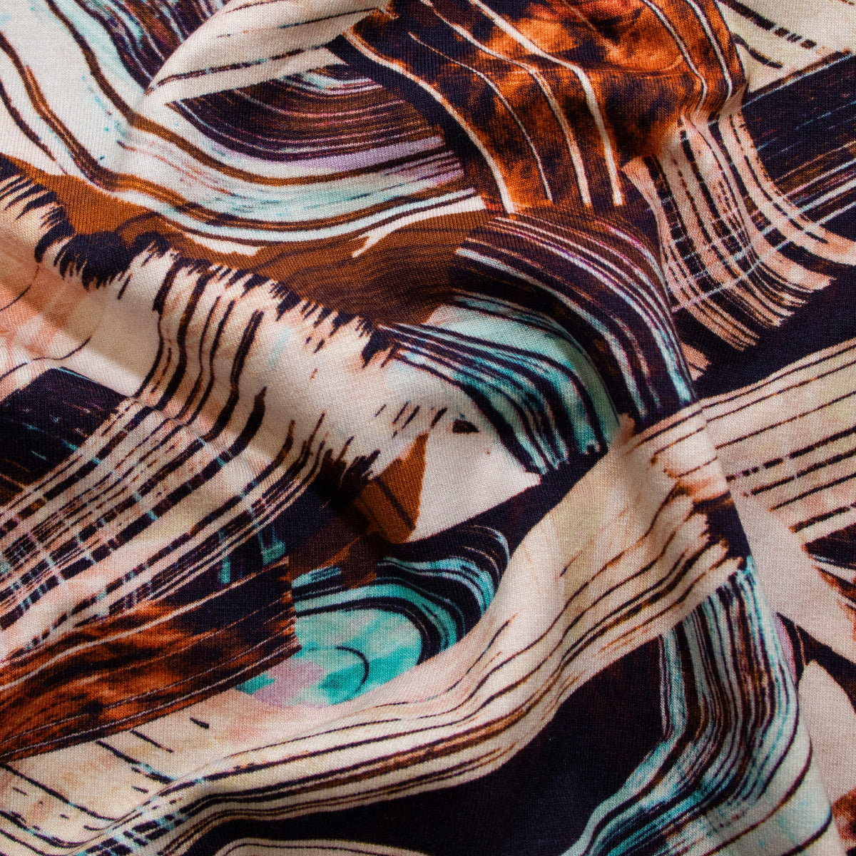 Modal Jersey Swafing Dalia - Abstraktes Muster - bunt