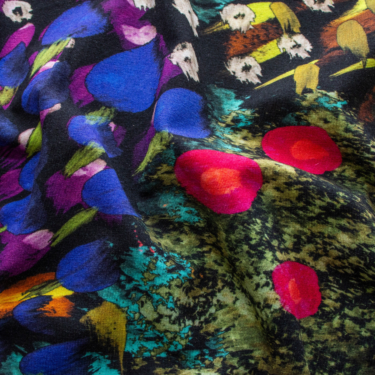 Modal Jersey Swafing Dalia - verschiedene Farbtupfer - bunt