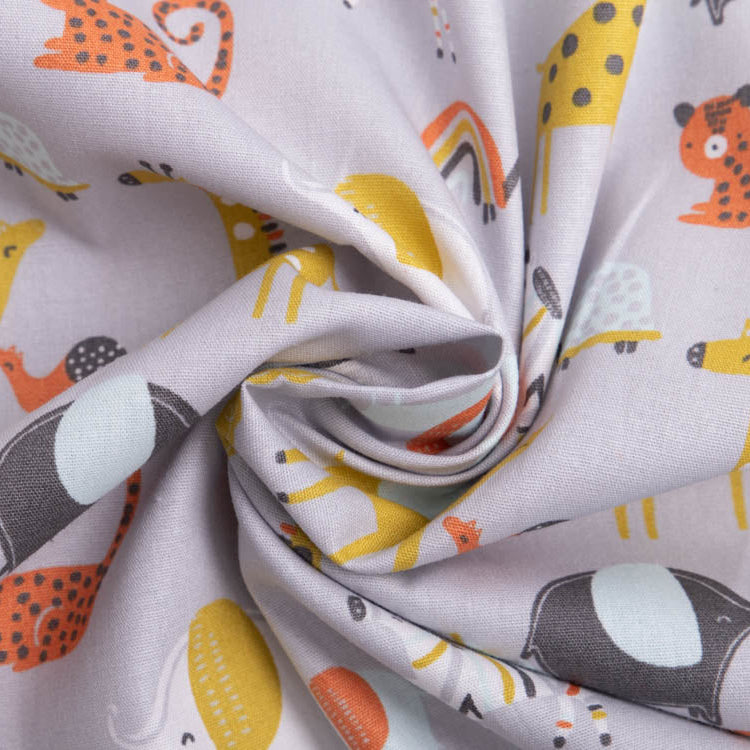 Webware Baumwolle Popeline by Poppy - verschiedene Zootiere