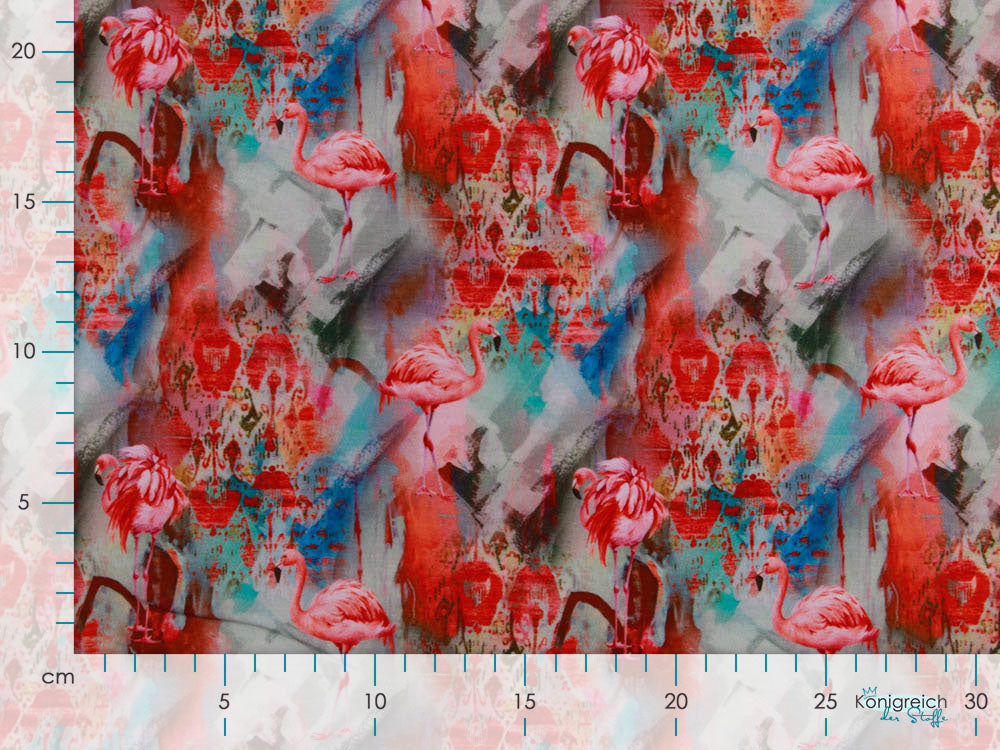 Jersey Digitalprint Stenzo - Flamingos - graublau