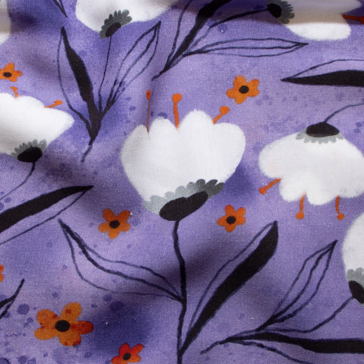 Webware Viskose Rayon - Blümchen
