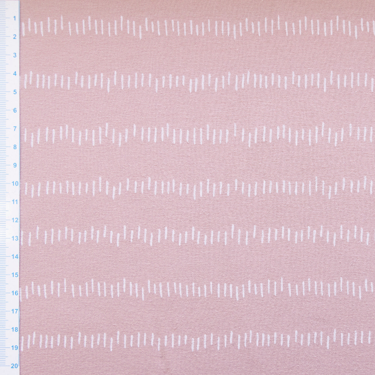 Jersey - aufgereihte Streifen - nude