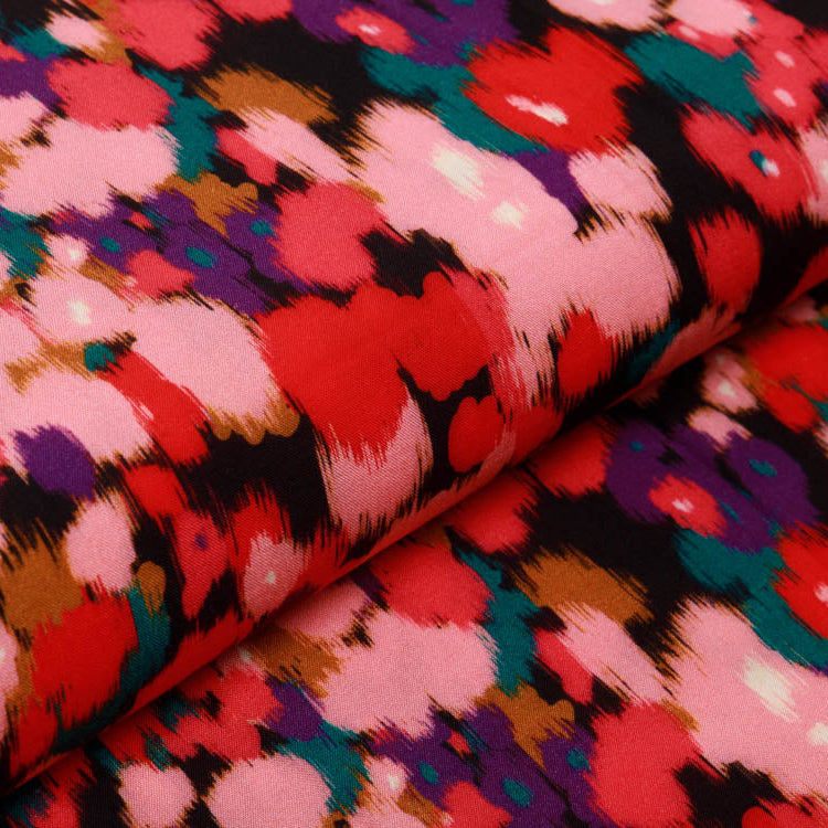 Webware Viskose Swafing Carla - bunte Farbflecken