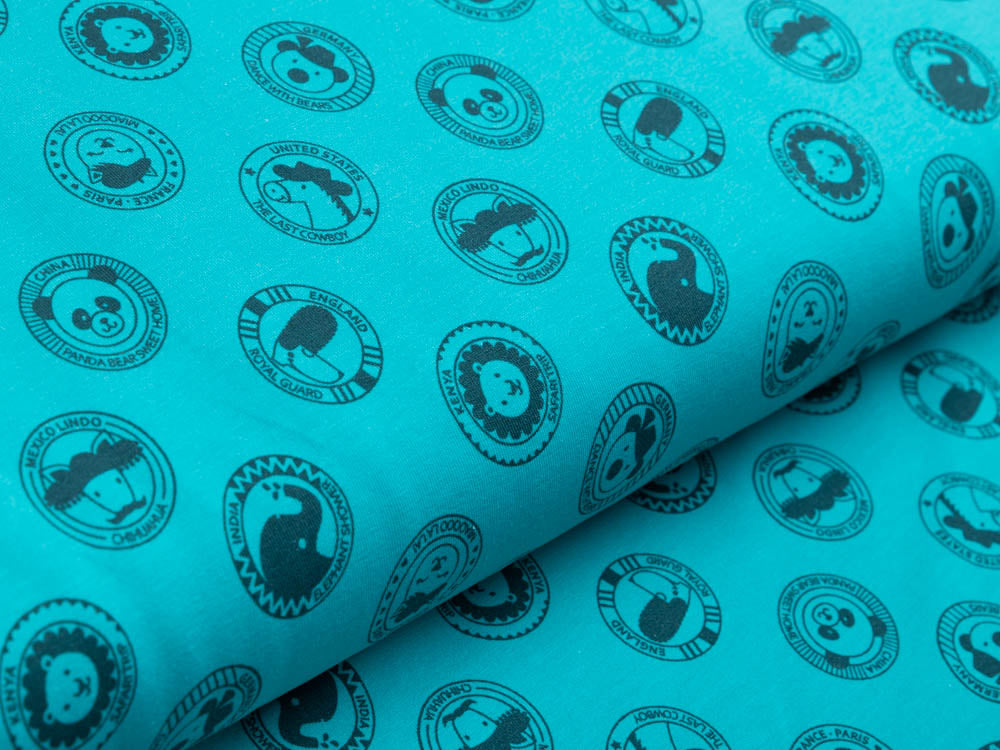 Jersey Avalana - verschiedene Tier-Patches - petrol