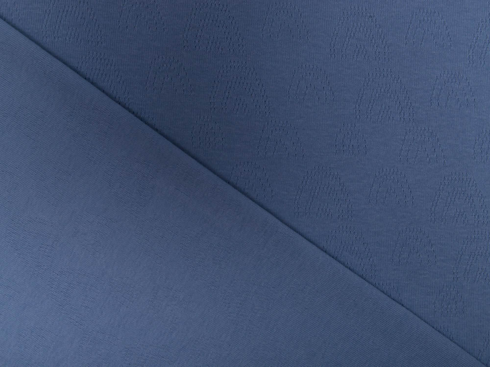 Baumwolle Feinstrick-Jersey Pointoille Lochmuster - Regenbögen