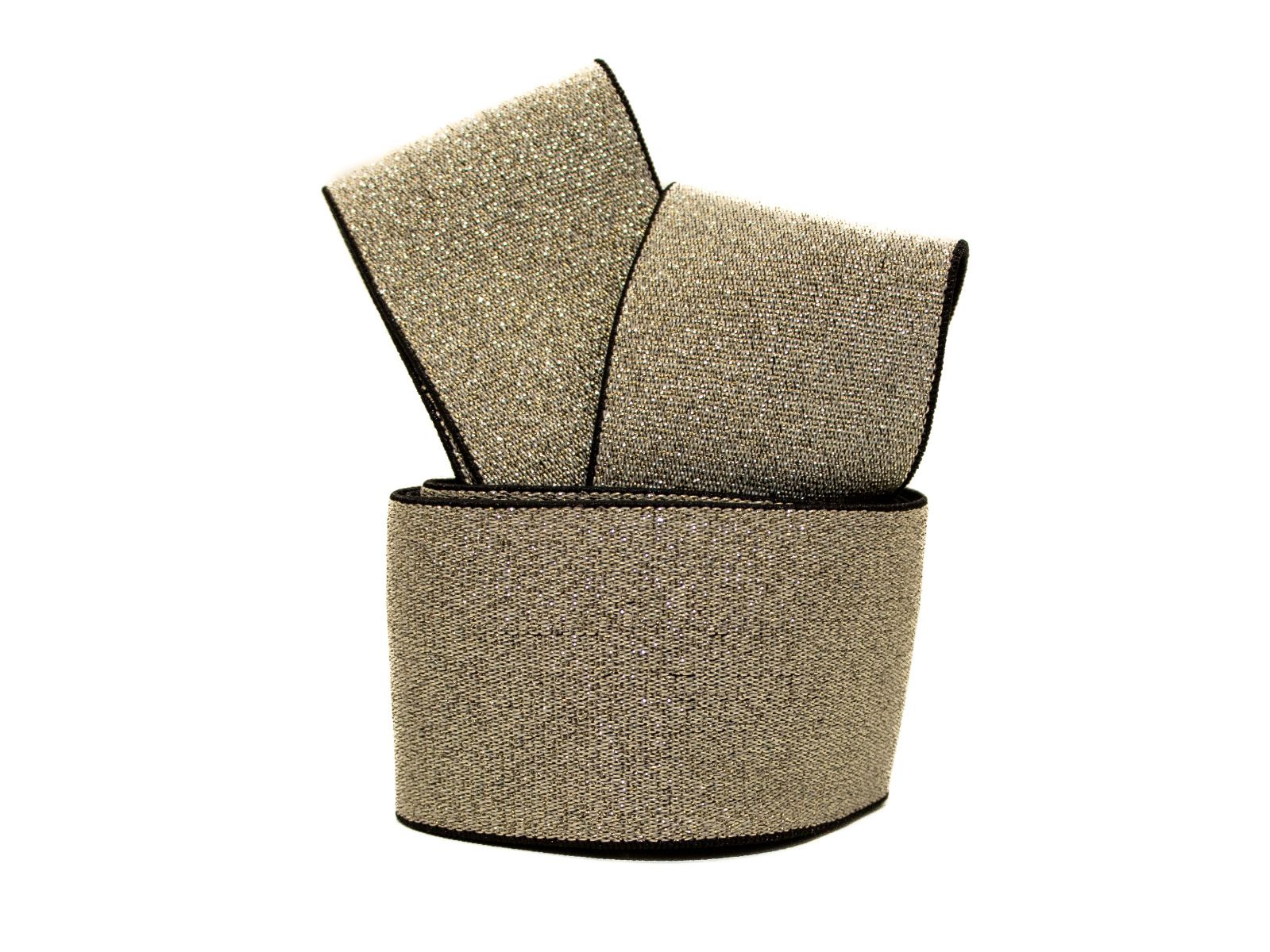 Gummiband mit Glitzer - 40mm