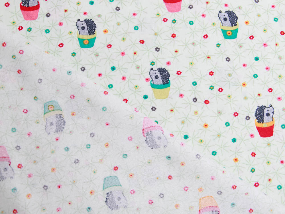 Webware Baumwolle Patchwork - Igel