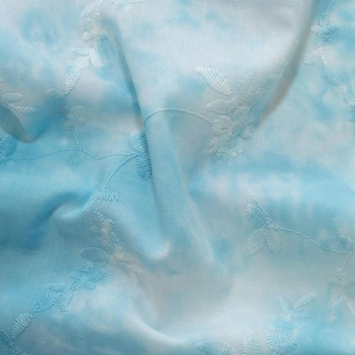 Webware Baumwolle Batist bestickt - Batik