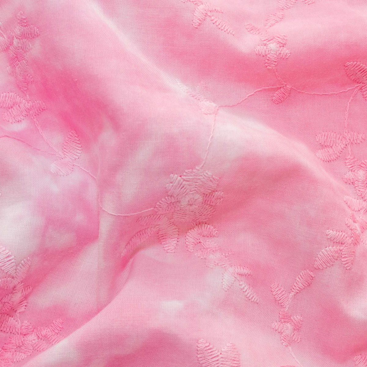 Webware Baumwolle Batist bestickt - Batik