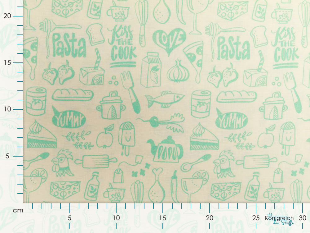 Webware Baumwolle Organic - Küche - blassgelb