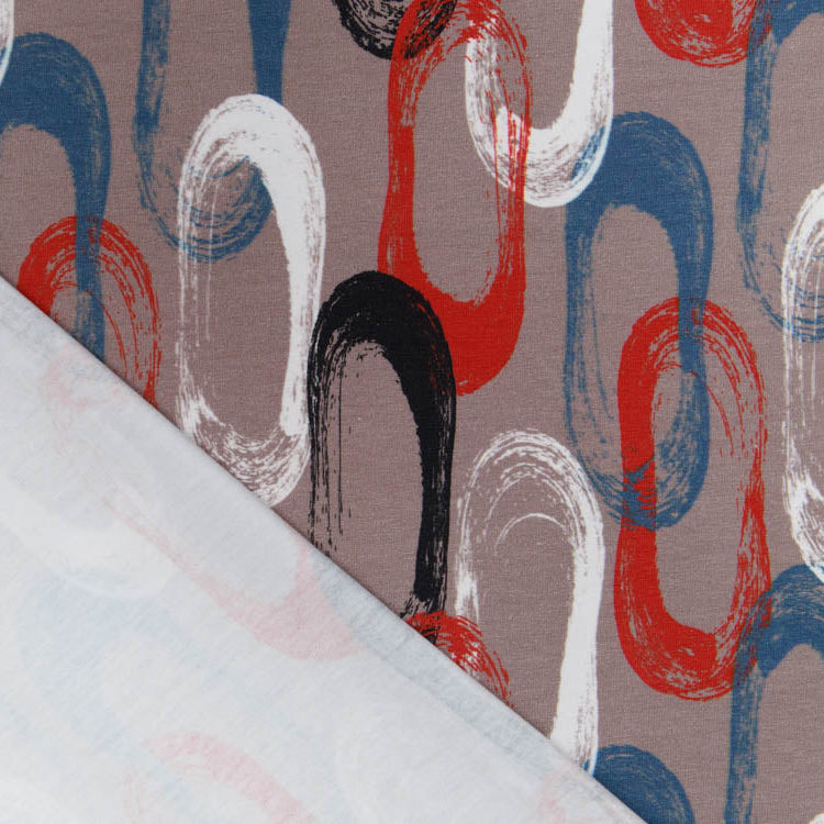 Jersey Digitalprint Stenzo Panther - Retro-Muster - schlamm