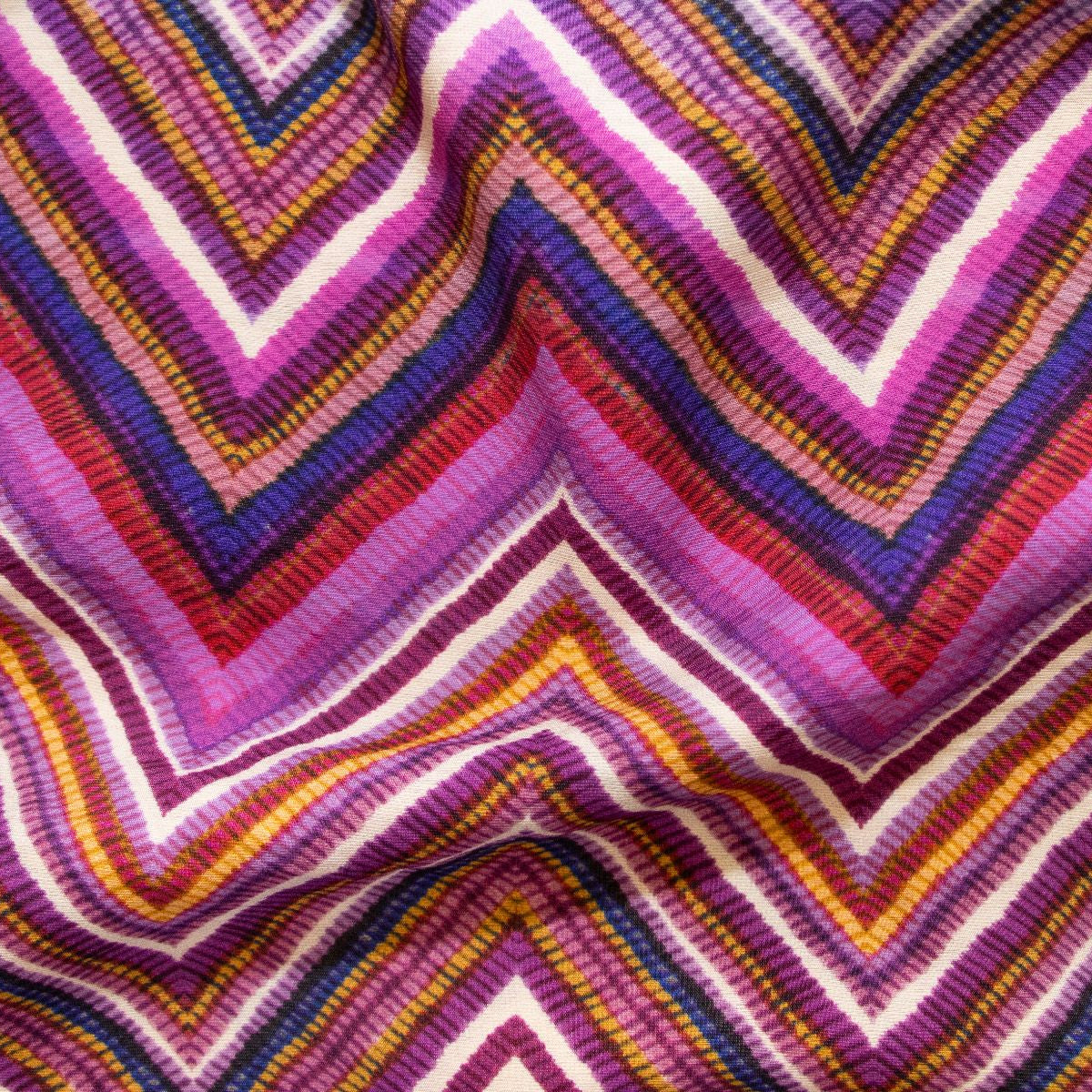 Webware Viskose - Chevron - pink