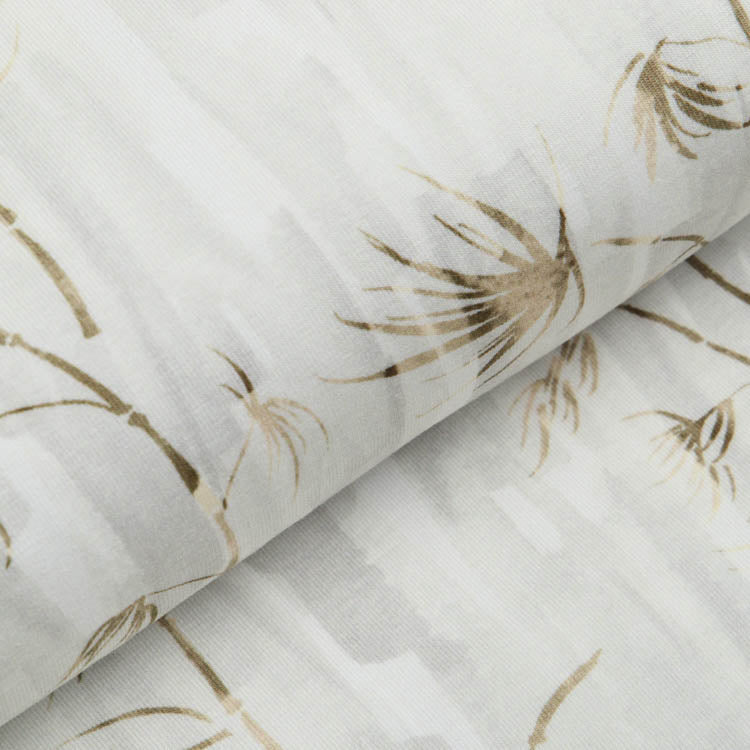 Jersey Digitaldruck Auva - lange Gräser - beige