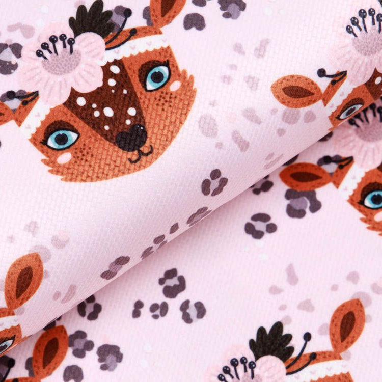 Struktur Velvet - Bärenmädchen - pastellrosa