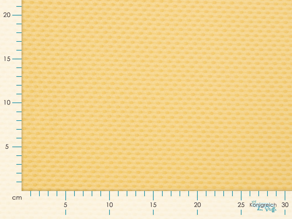 Jacquard Nylon mit haptischer Struktur - gelb