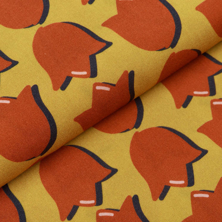 Webware Viskose Swafing #lovelyfavs Glowing Retro Tulip by Cherry Picking - 3D Tulpen