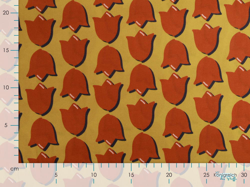 Webware Viskose Swafing #lovelyfavs Glowing Retro Tulip by Cherry Picking - 3D Tulpen