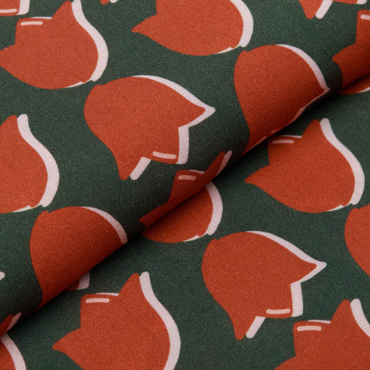 Webware Viskose Swafing #lovelyfavs Glowing Retro Tulip by Cherry Picking - 3D Tulpen