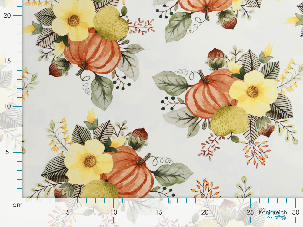 Jersey Swafing Autumn Bunny - Herbstgesteck und Kürbisse