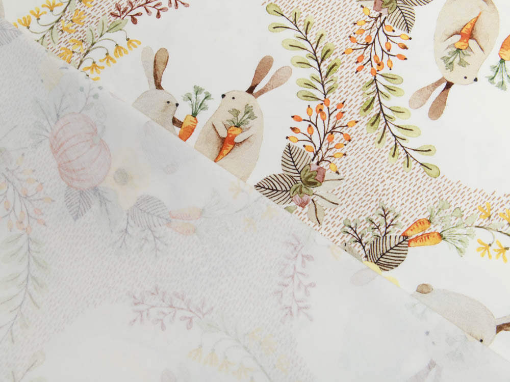 Jersey Swafing Autumn Bunny - Hasen im herbstlichen Medaillon