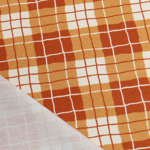 Sweat French Terry Swafing Sweet Bears - Karomuster - ocker