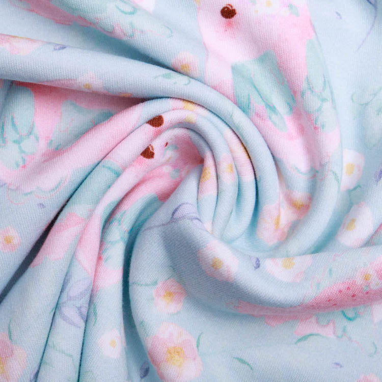 Jersey Sawfing Julius - Vogel mit Blumenkranz - zartes mint