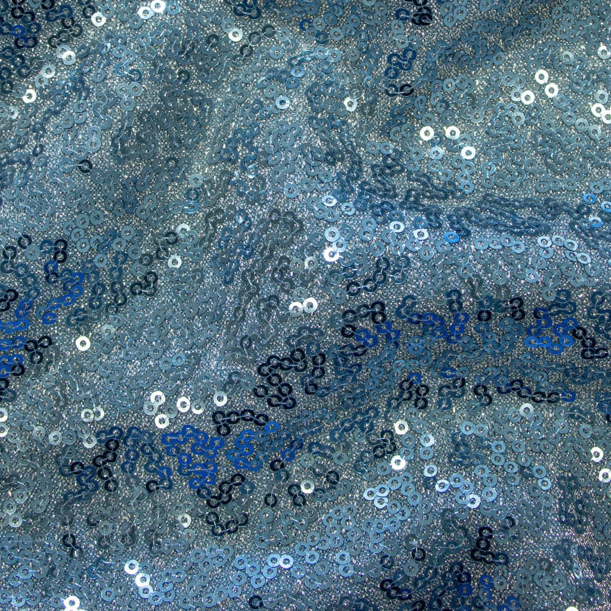 Pailettenstoff - uni