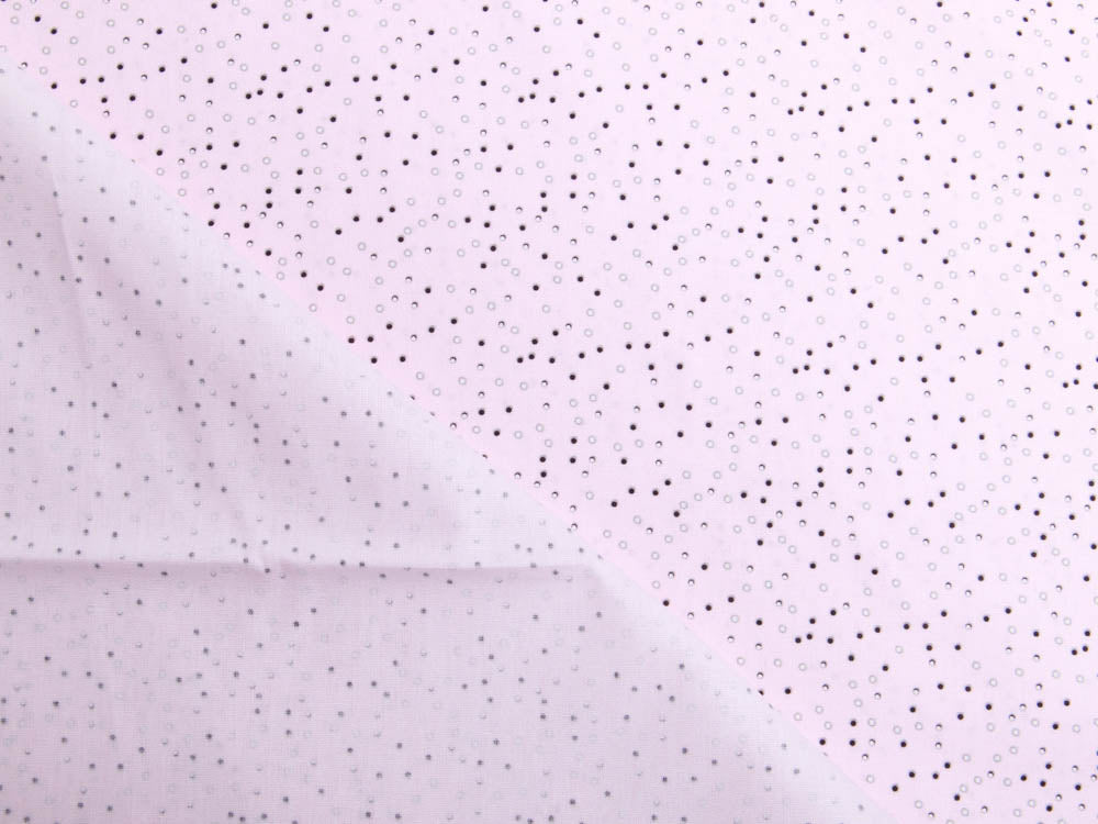 Webware Baumwolle Swafing Sudbina - kleine Kreise - rosa