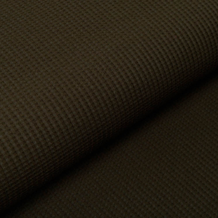 Jersey Waffeloptik Snoozy Stoff - uni