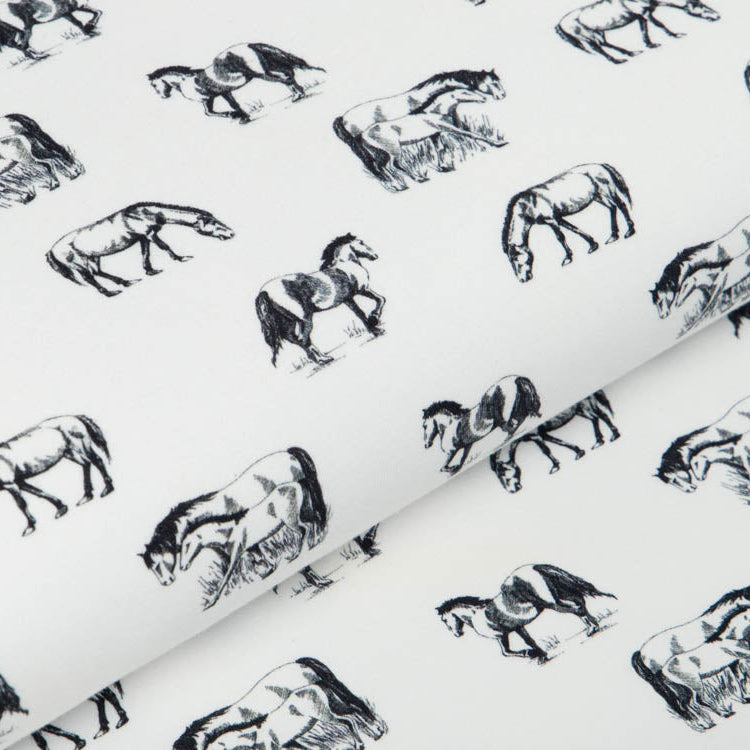 Jersey - Pferdefamilie - Wollweiß