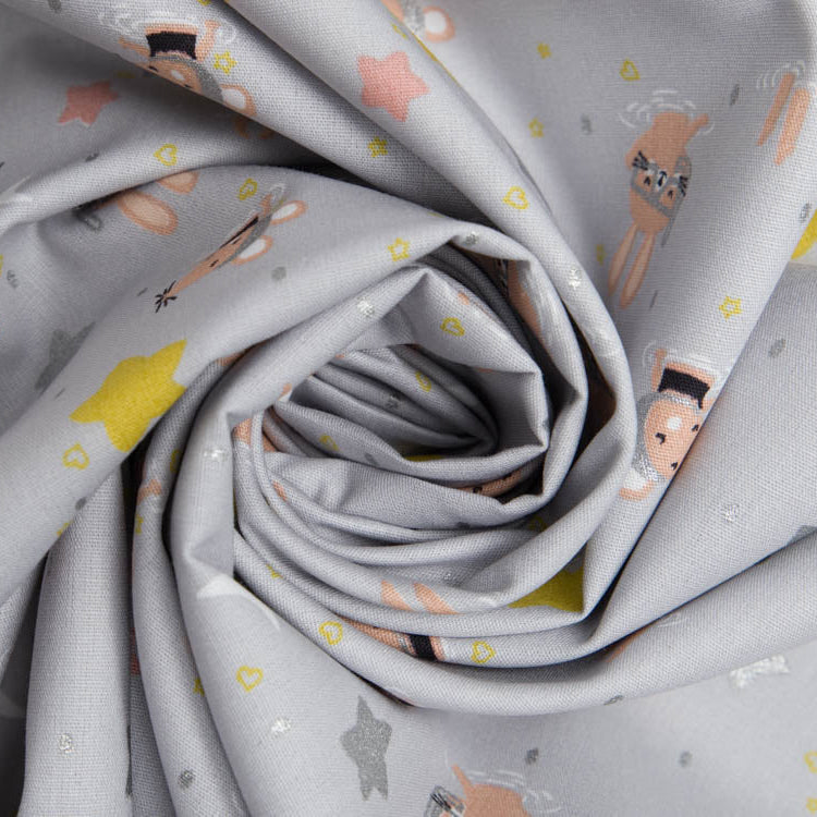 Webware mit Glitzer - Mäuse und Häschen