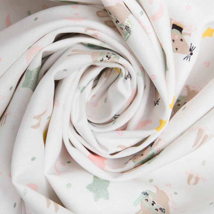 Webware mit Glitzer - Mäuse und Häschen