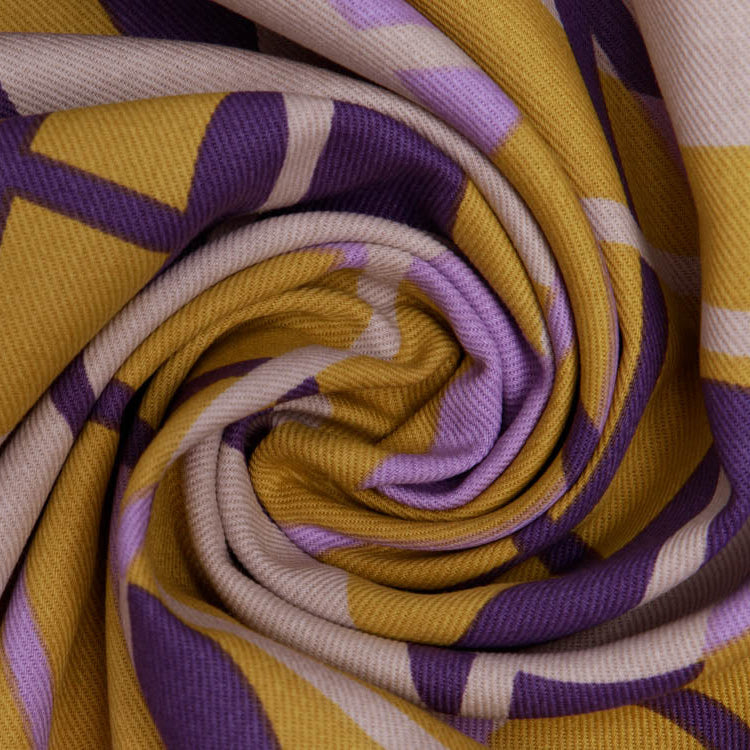 Twill Baumwolle by Tillisy - ovale Kreise und Streifen